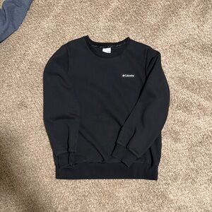 Columbia Classic Black Crewneck Sweater